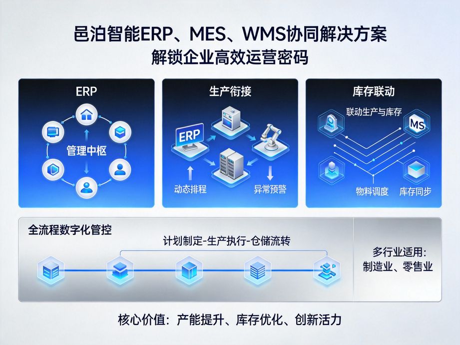 邑泊软件聚焦生产效率提升，mes系统搭载智能工时管理功能，精准核算工序工时，优化生产排班方案。